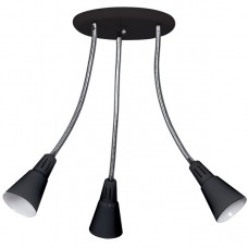 Φωτιστικό Σποτ 3xE14 230V Μαύρο 955BRAD3/BK